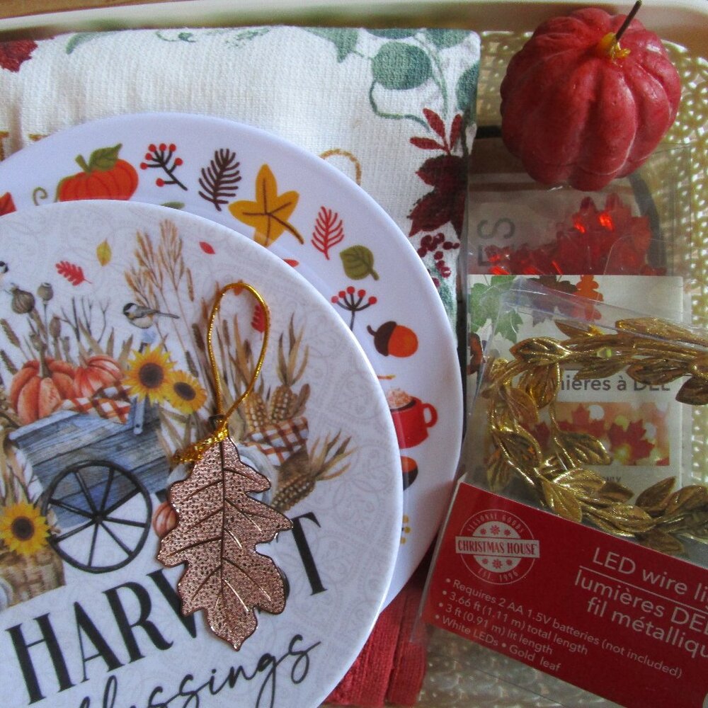 Welcome Fall Autumn Gift Basket